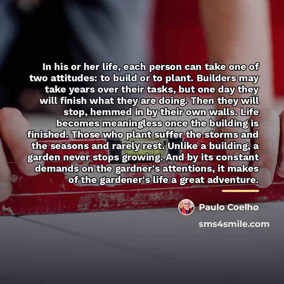 “In his or her life, each person can take one…” quote by Paulo Coelho