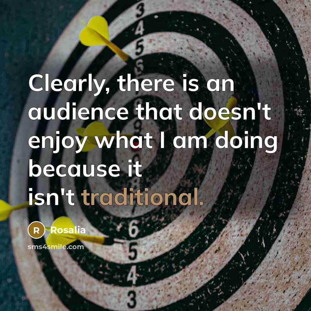 “Clearly, there is an audience that doesn't enjoy what I…” quote by Rosalia