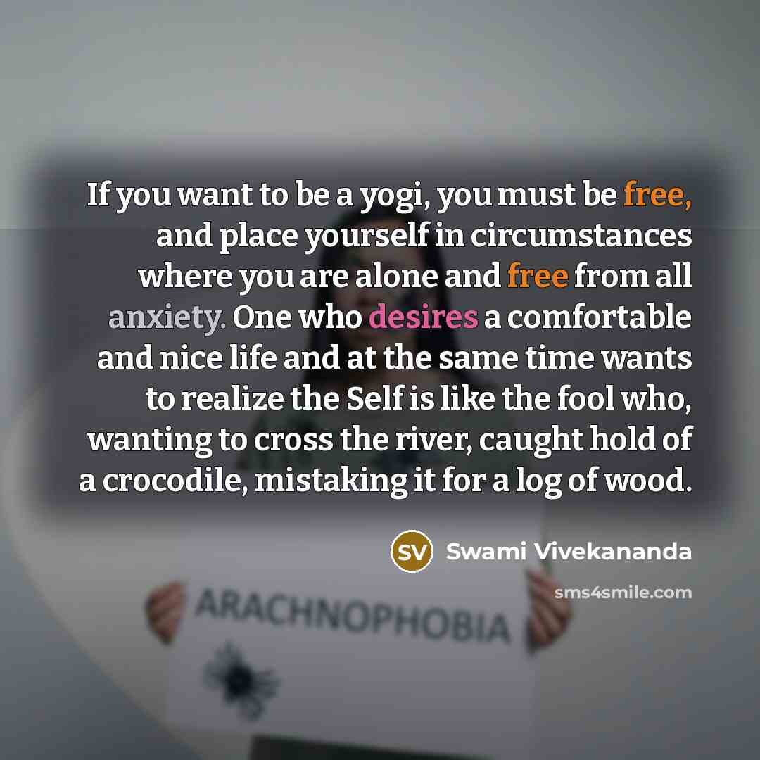 “If you want to be a yogi, you must be…” quote by Swami Vivekananda
