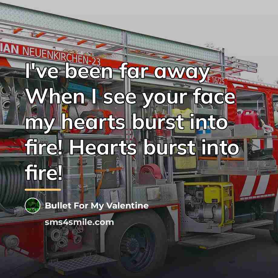 “I've been far away When I see your face my…” quote by Bullet For My Valentine