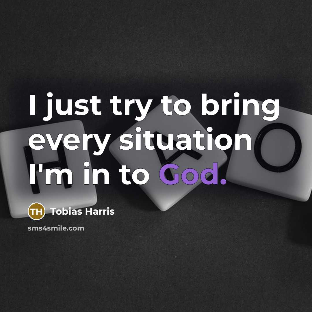 “I just try to bring every situation I'm in to…” quote by Tobias Harris