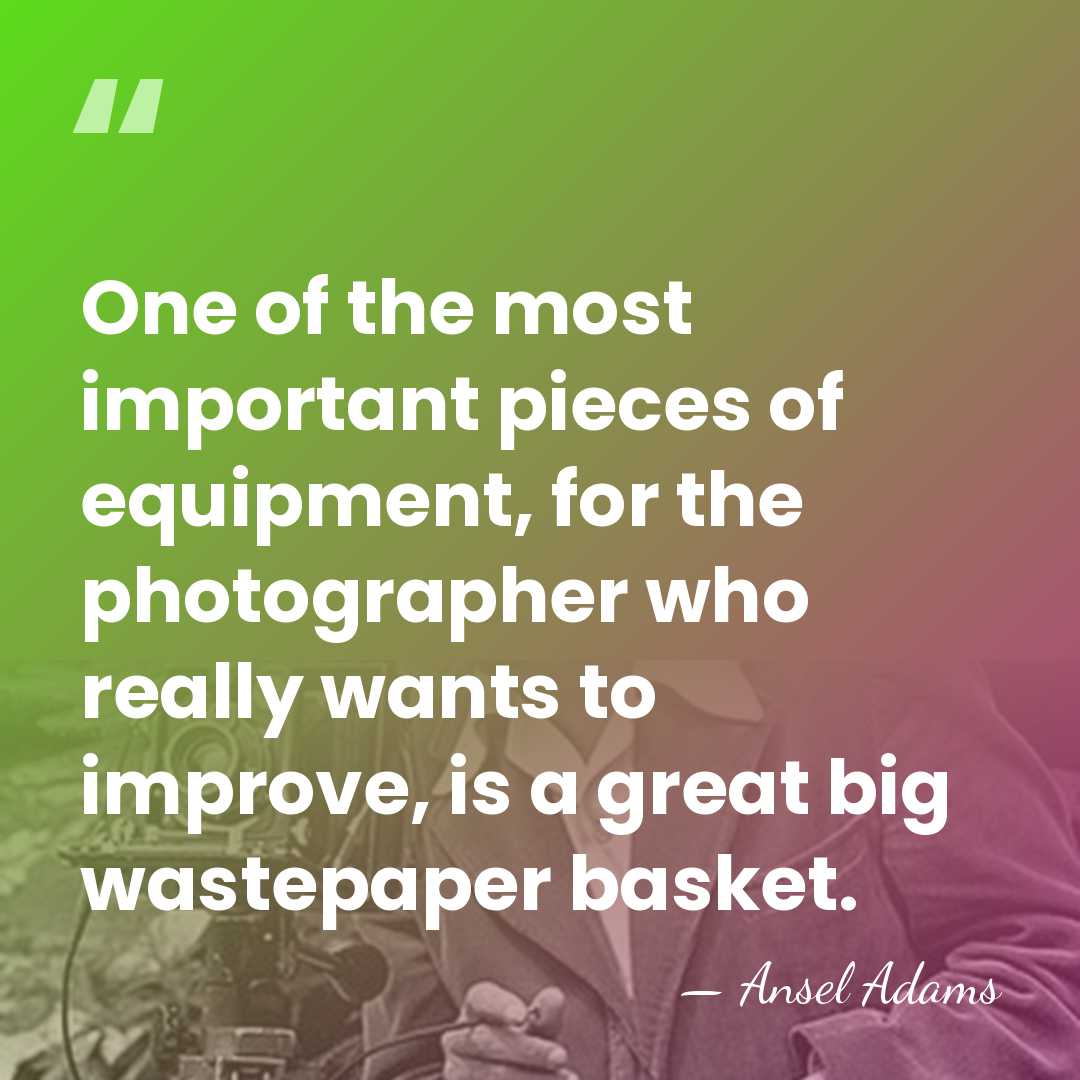 One of the most important pieces of equipment, for the photographer who&hellip; - Ansel Adams