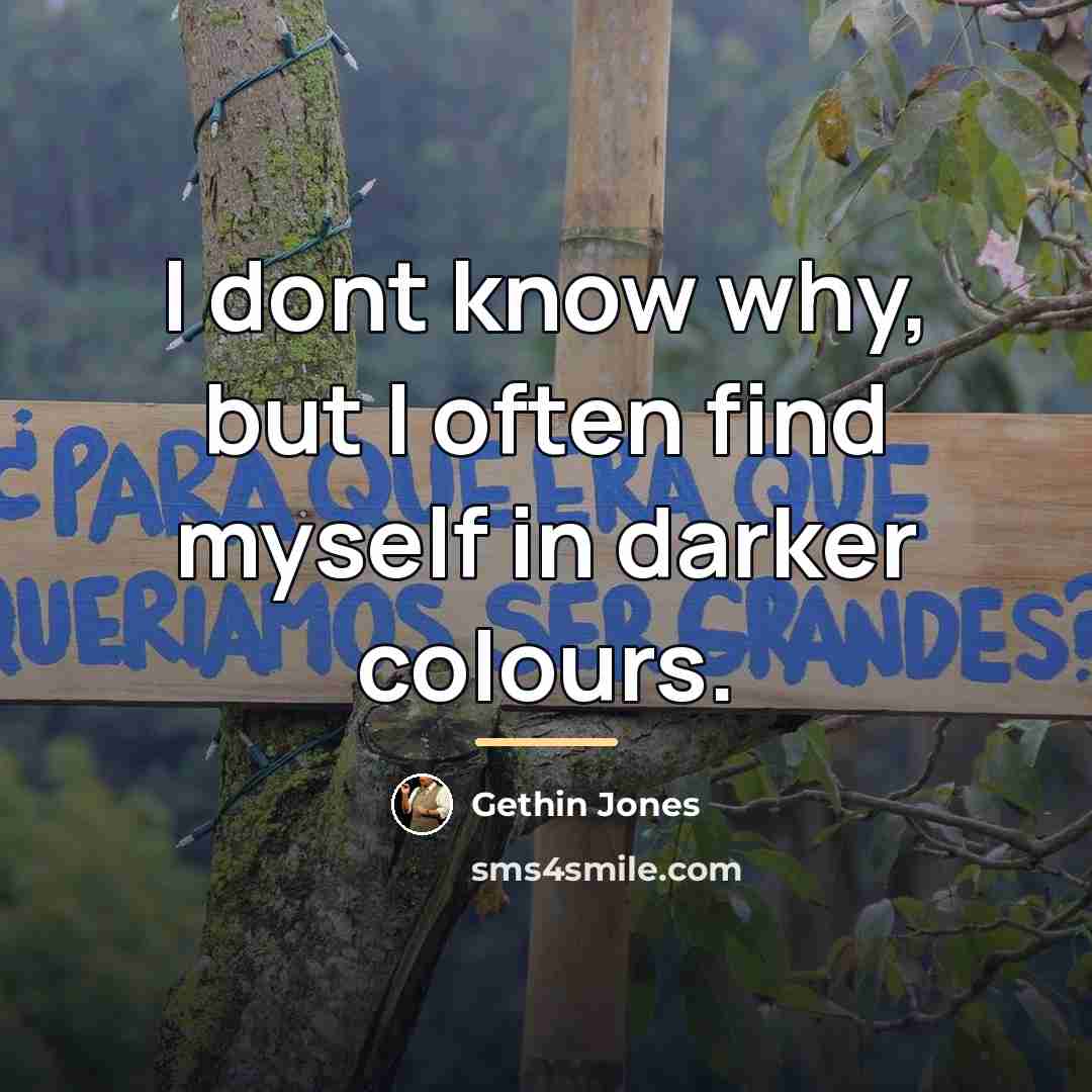 “I dont know why, but I often find myself in…” quote by Gethin Jones