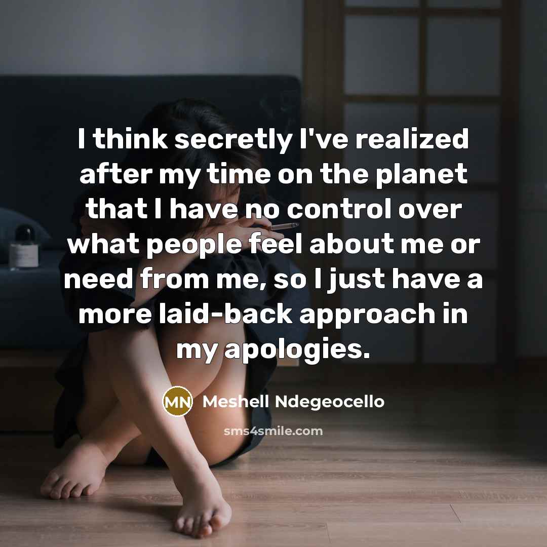 “I think secretly I've realized after my time on the…” quote by Meshell Ndegeocello