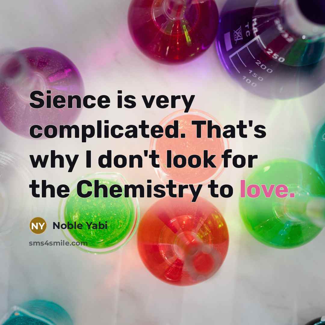 “Sience is very complicated. That's why I don't look for…” quote by Noble Yabi