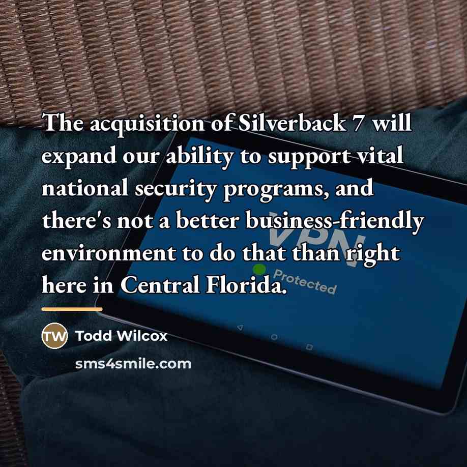“The acquisition of Silverback 7 will expand our ability to…” quote by Todd Wilcox