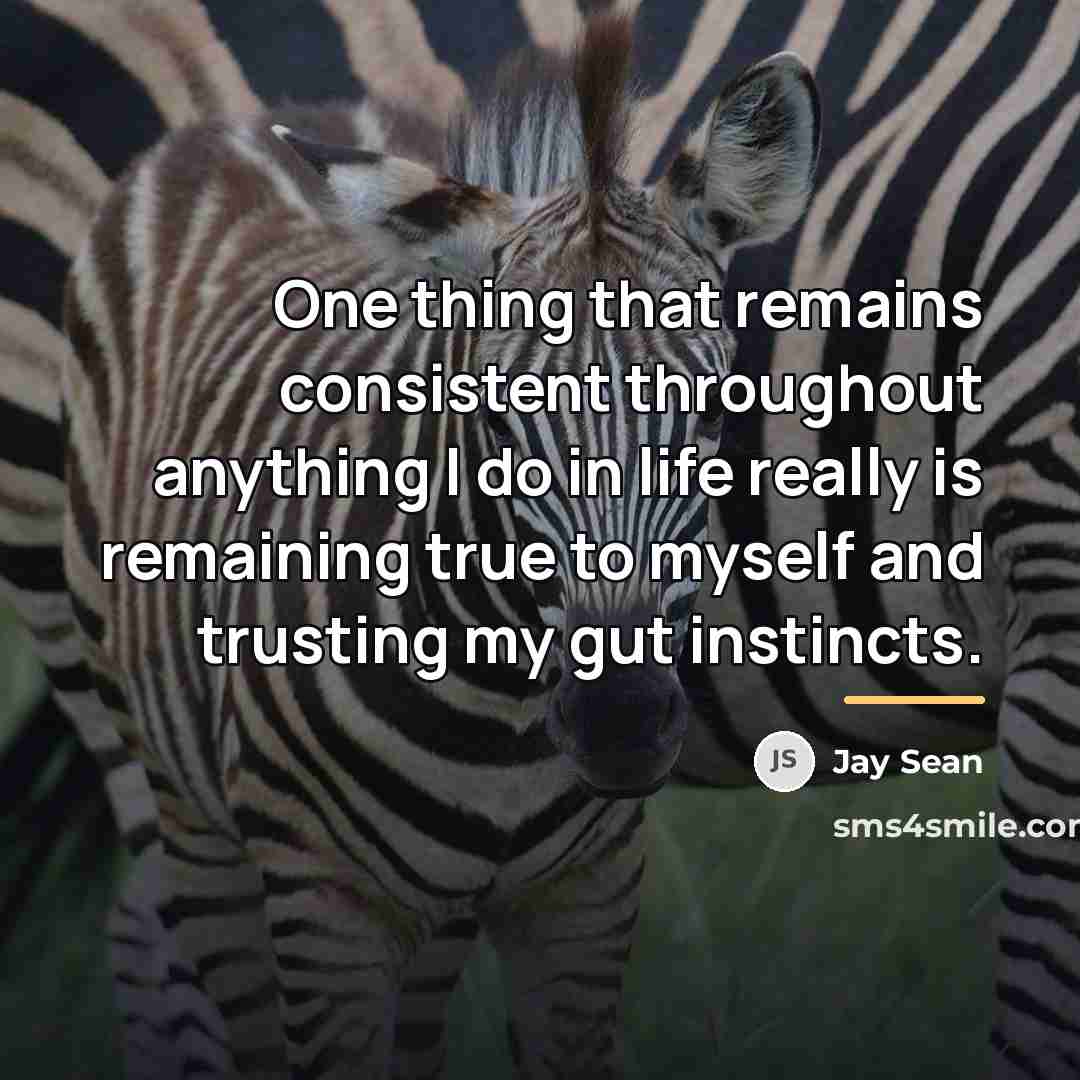 “One thing that remains consistent throughout anything I do in…” quote by Jay Sean