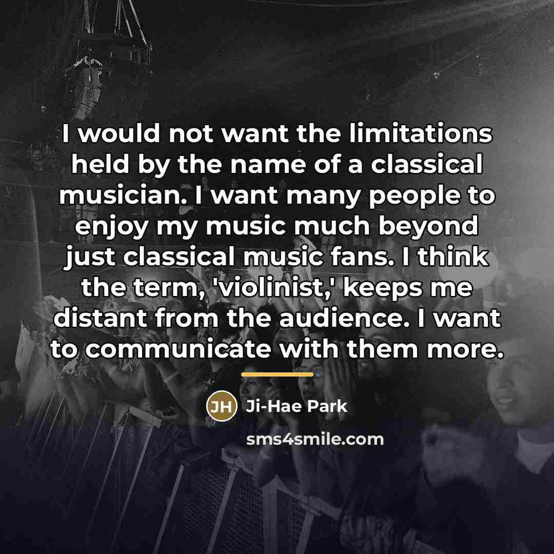 “I would not want the limitations held by the name…” quote by Ji-Hae Park