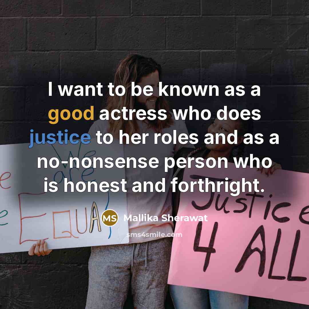 “I want to be known as a good actress who…” quote by Mallika Sherawat
