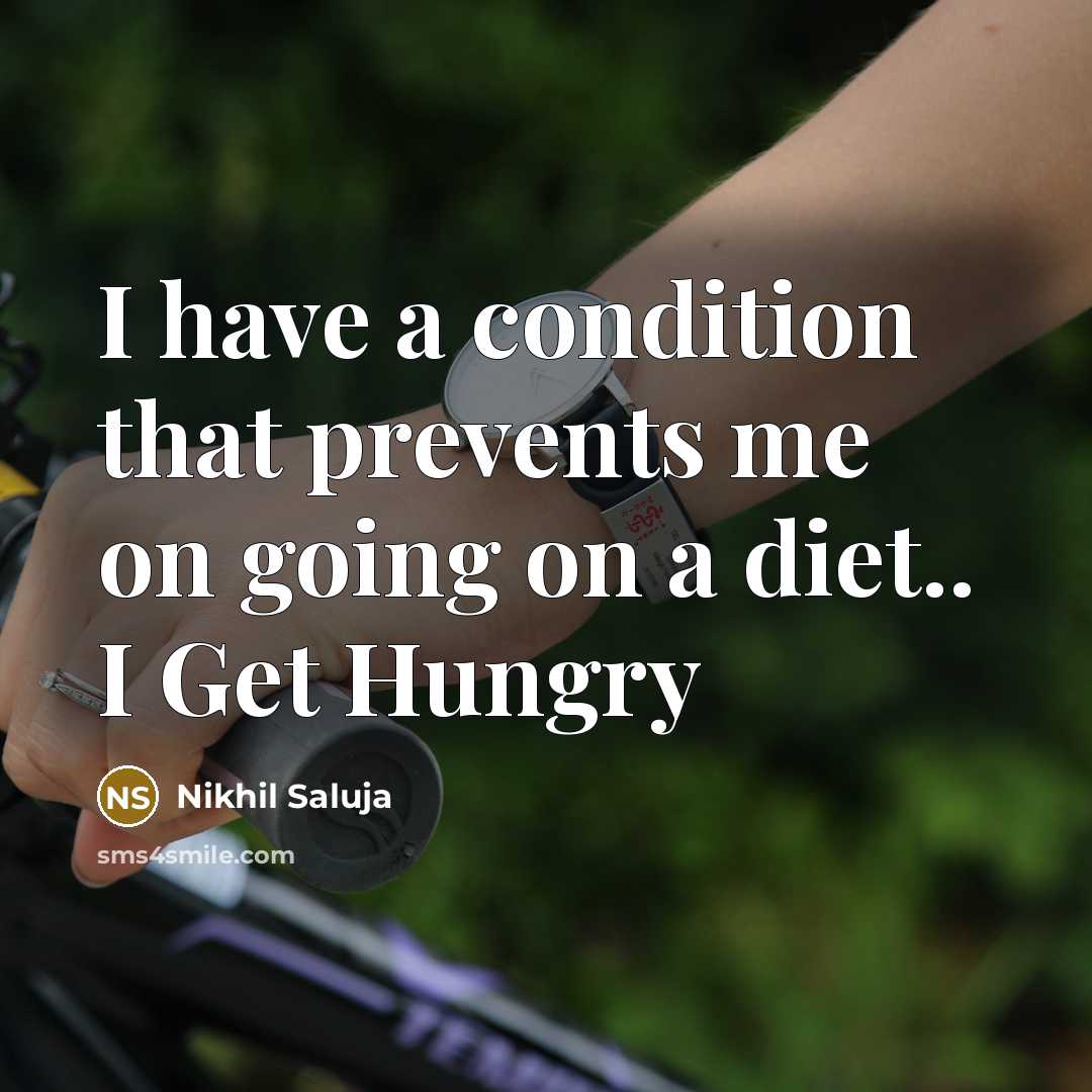 “I have a condition that prevents me on going on…” quote by Nikhil Saluja