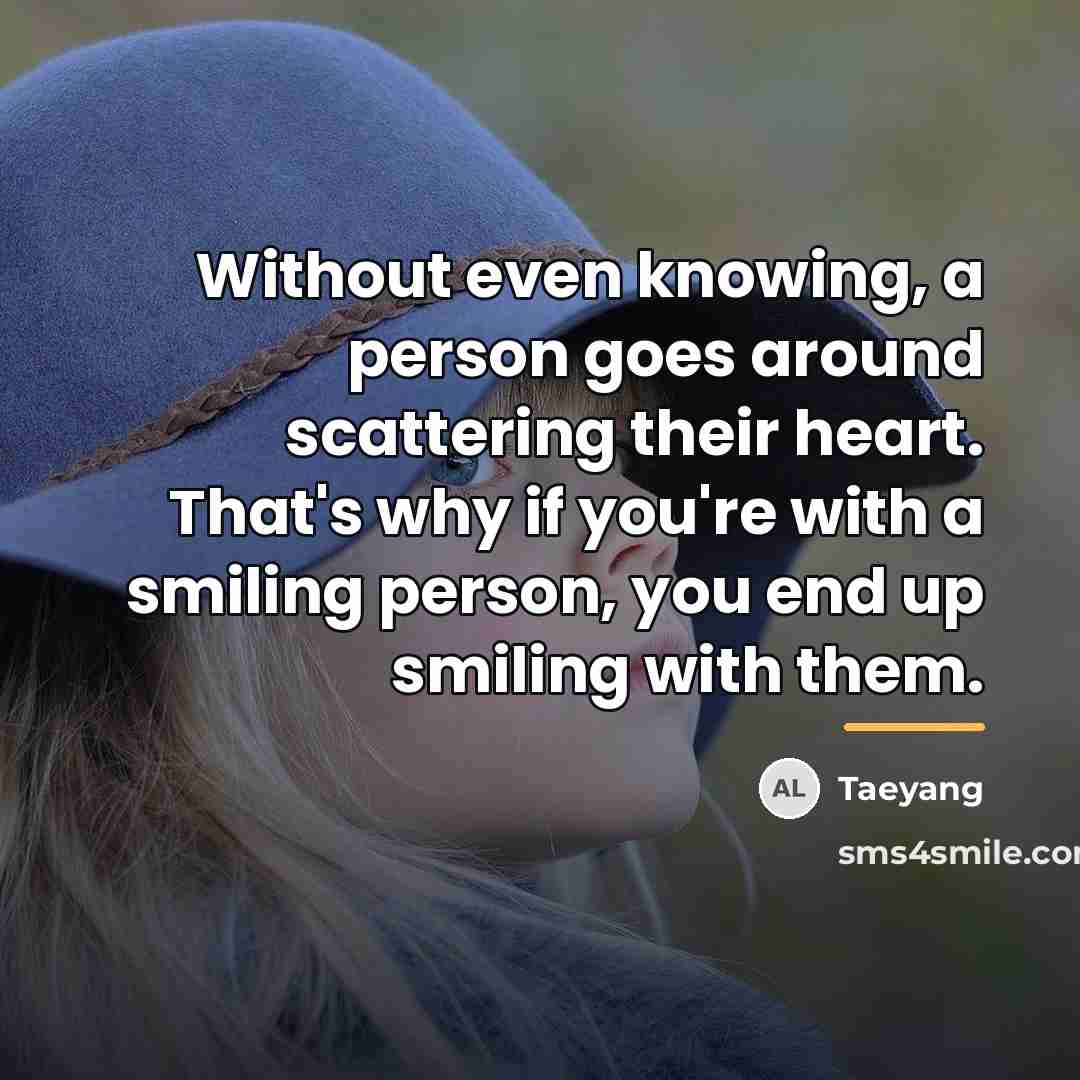 “Without even knowing, a person goes around scattering their heart.…” quote by Taeyang