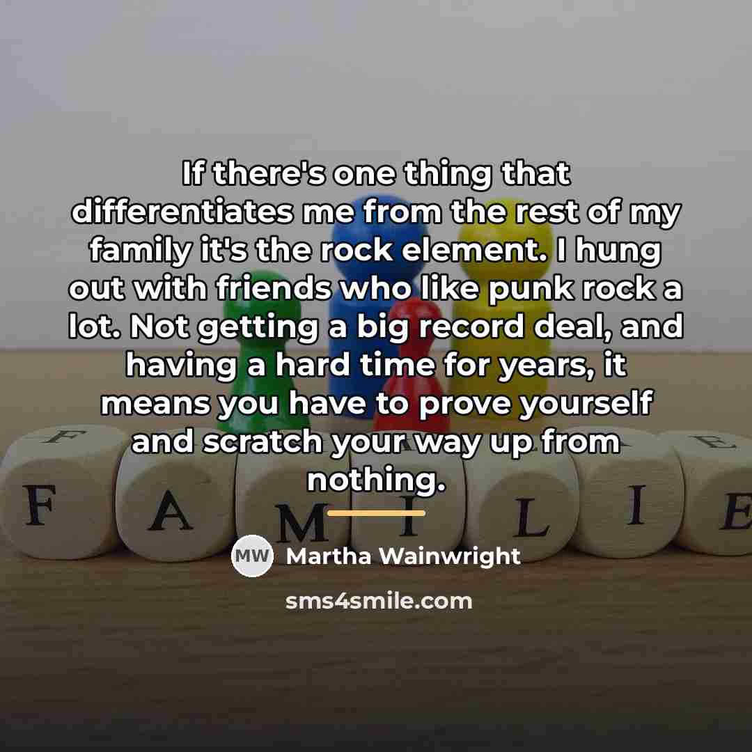 “If there's one thing that differentiates me from the rest…” quote by Martha Wainwright