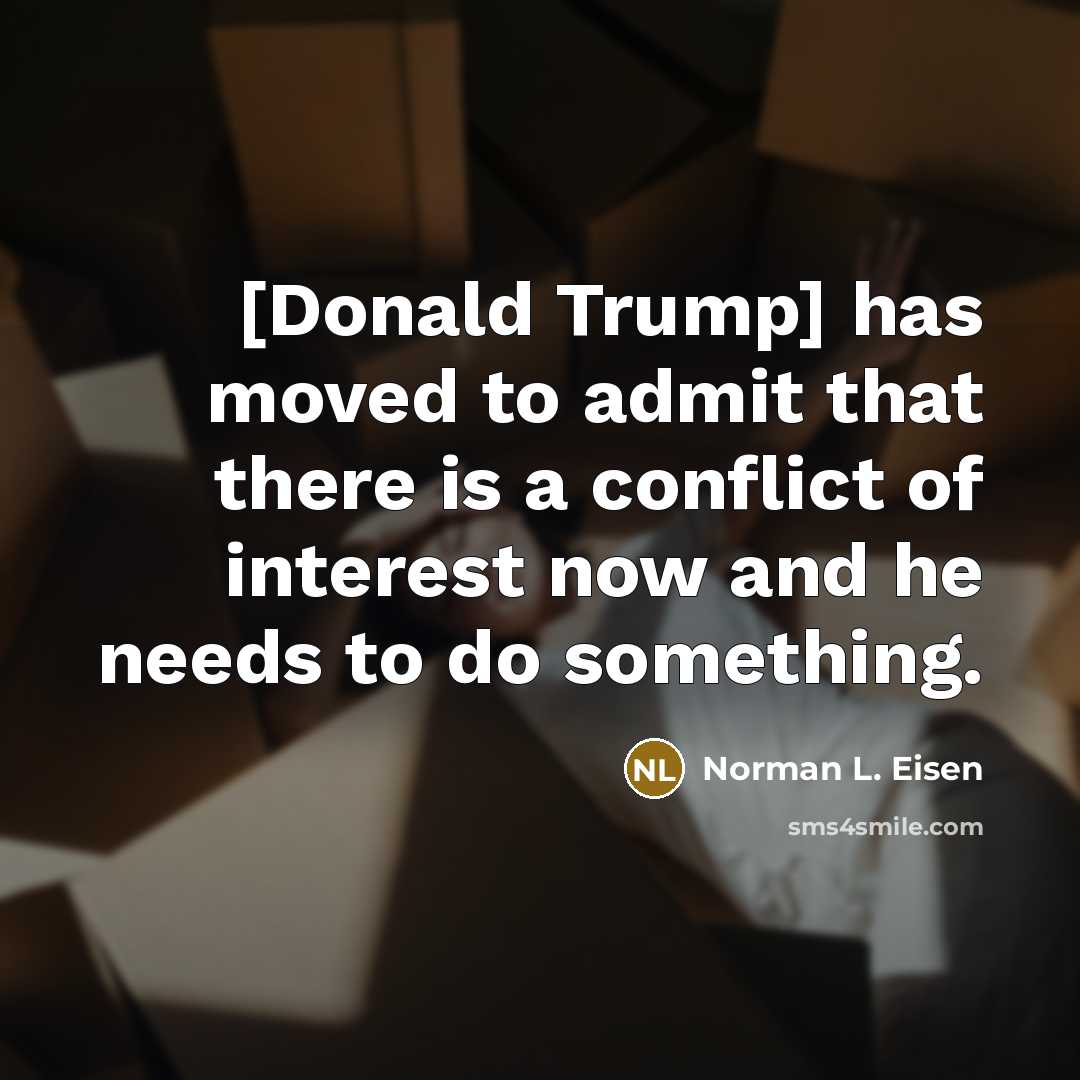 “[Donald Trump] has moved to admit that there is a…” quote by Norman L. Eisen
