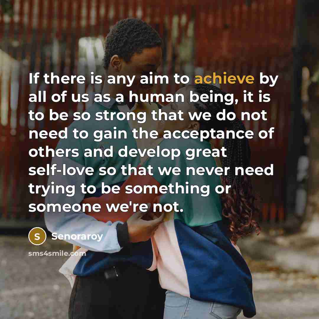 “If there is any aim to achieve by all of…” quote by Senoraroy