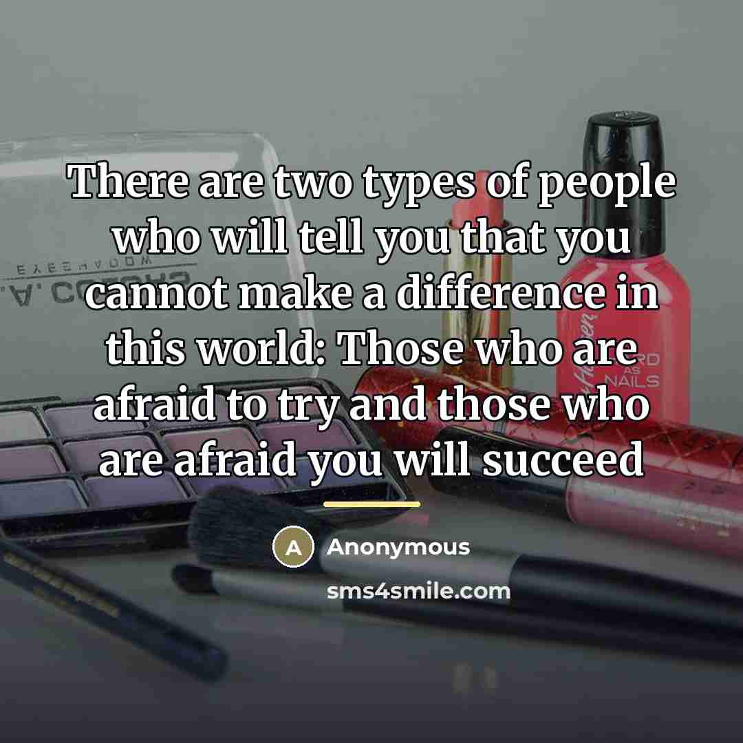 “There are two types of people who will tell you…” quote by Anonymous