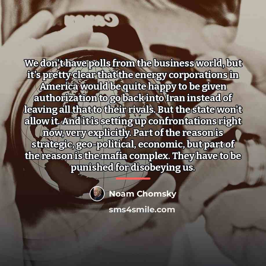 “We don't have polls from the business world, but it's…” quote by Noam Chomsky