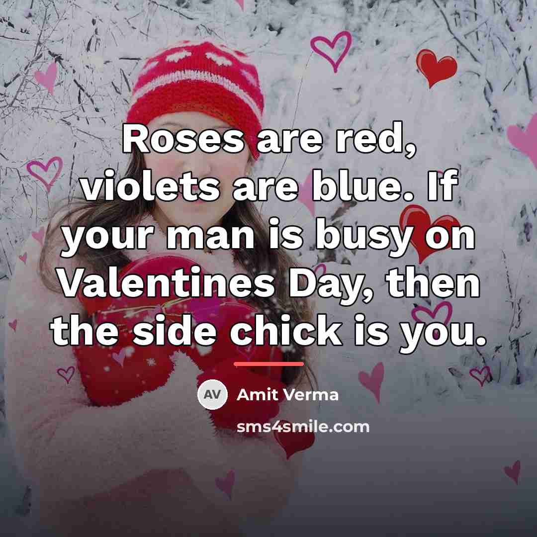 “Roses are red, violets are blue. If your man is…” quote by Amit Verma