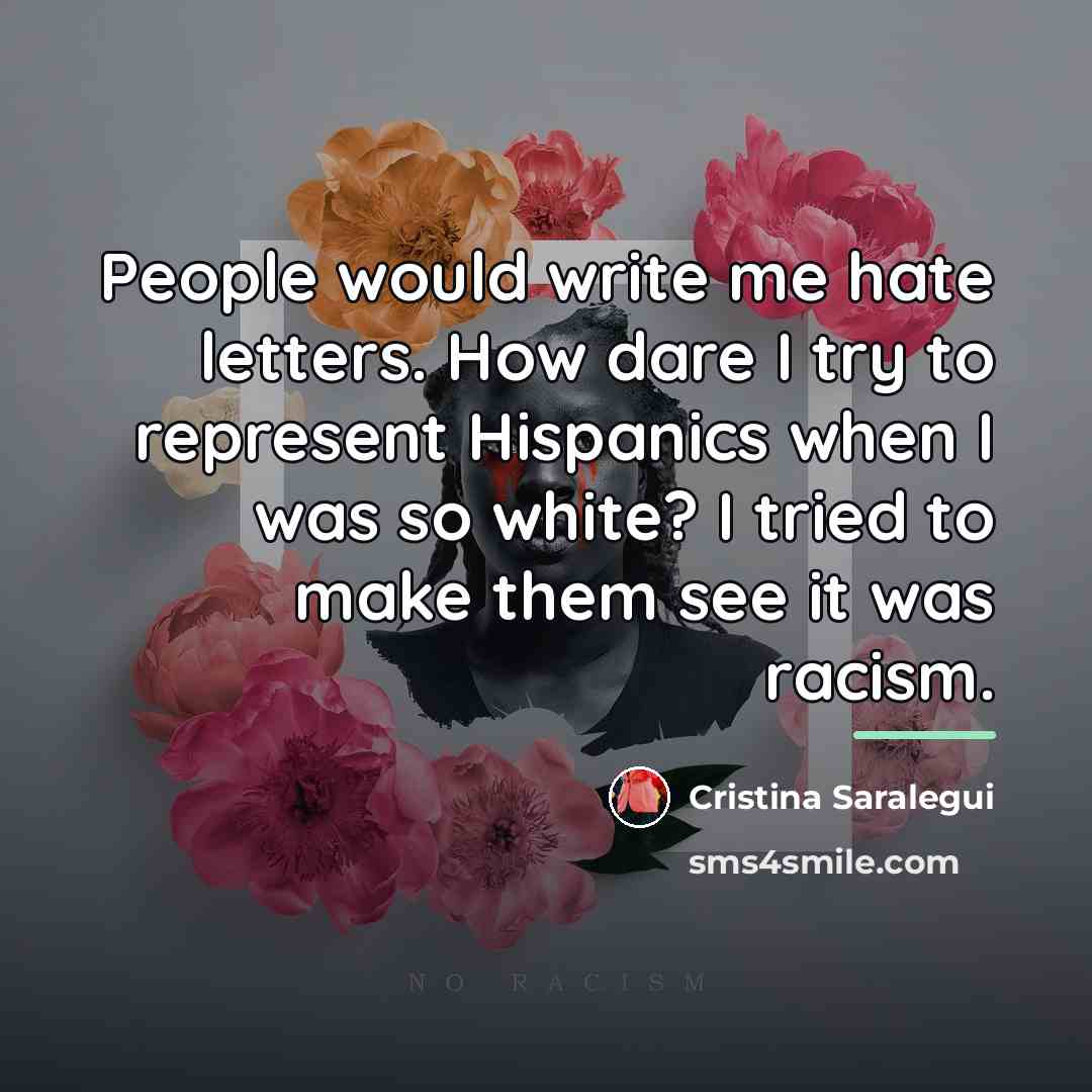 “People would write me hate letters. How dare I try…” quote by Cristina Saralegui