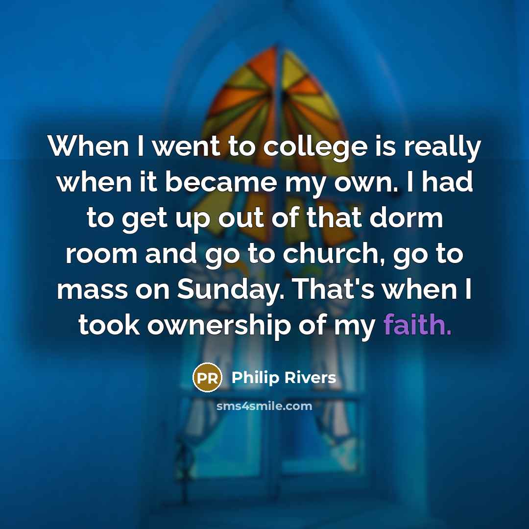 “When I went to college is really when it became…” quote by Philip Rivers