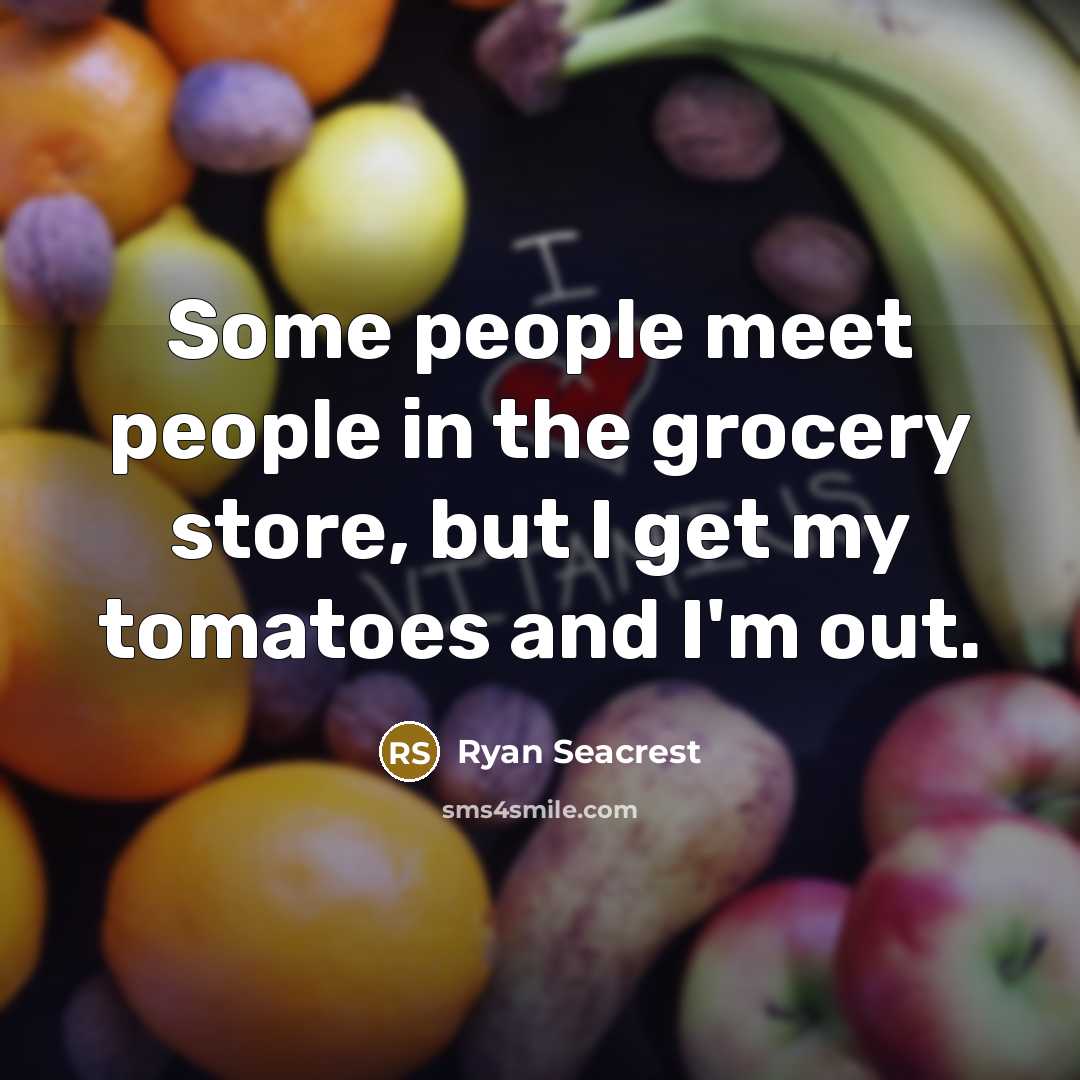 “Some people meet people in the grocery store, but I…” quote by Ryan Seacrest