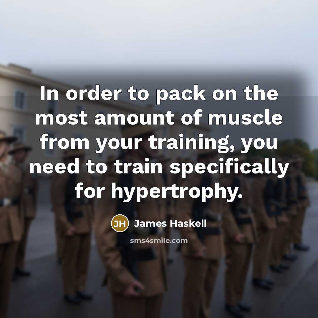 “In order to pack on the most amount of muscle…” quote by James Haskell