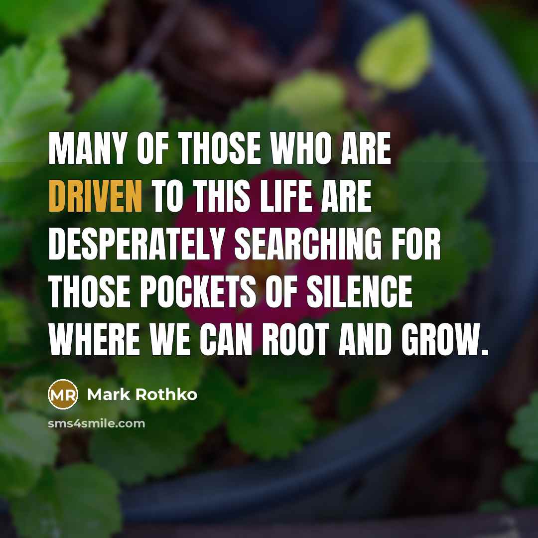 “Many of those who are driven to this life are…” quote by Mark Rothko