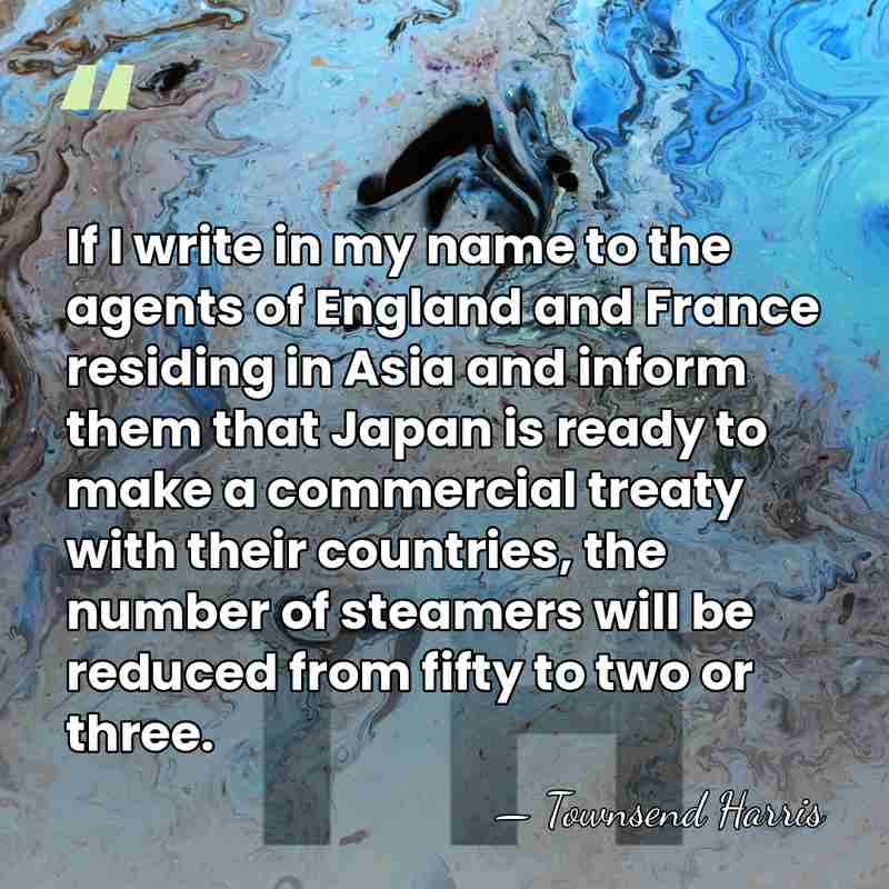 If I write in my name to the agents of England and&hellip; - Townsend Harris