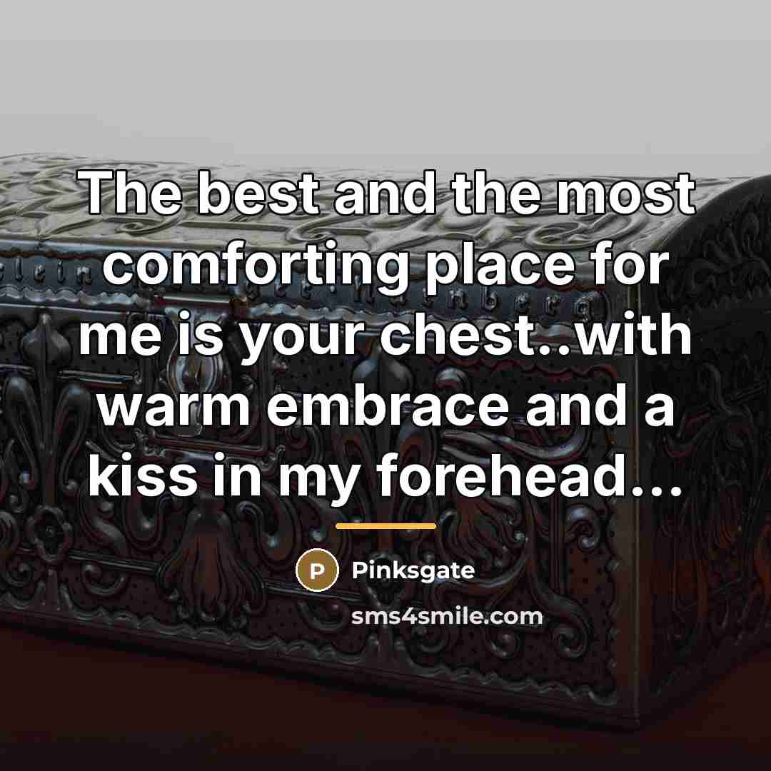 “The best and the most comforting place for me is…” quote by Pinksgate