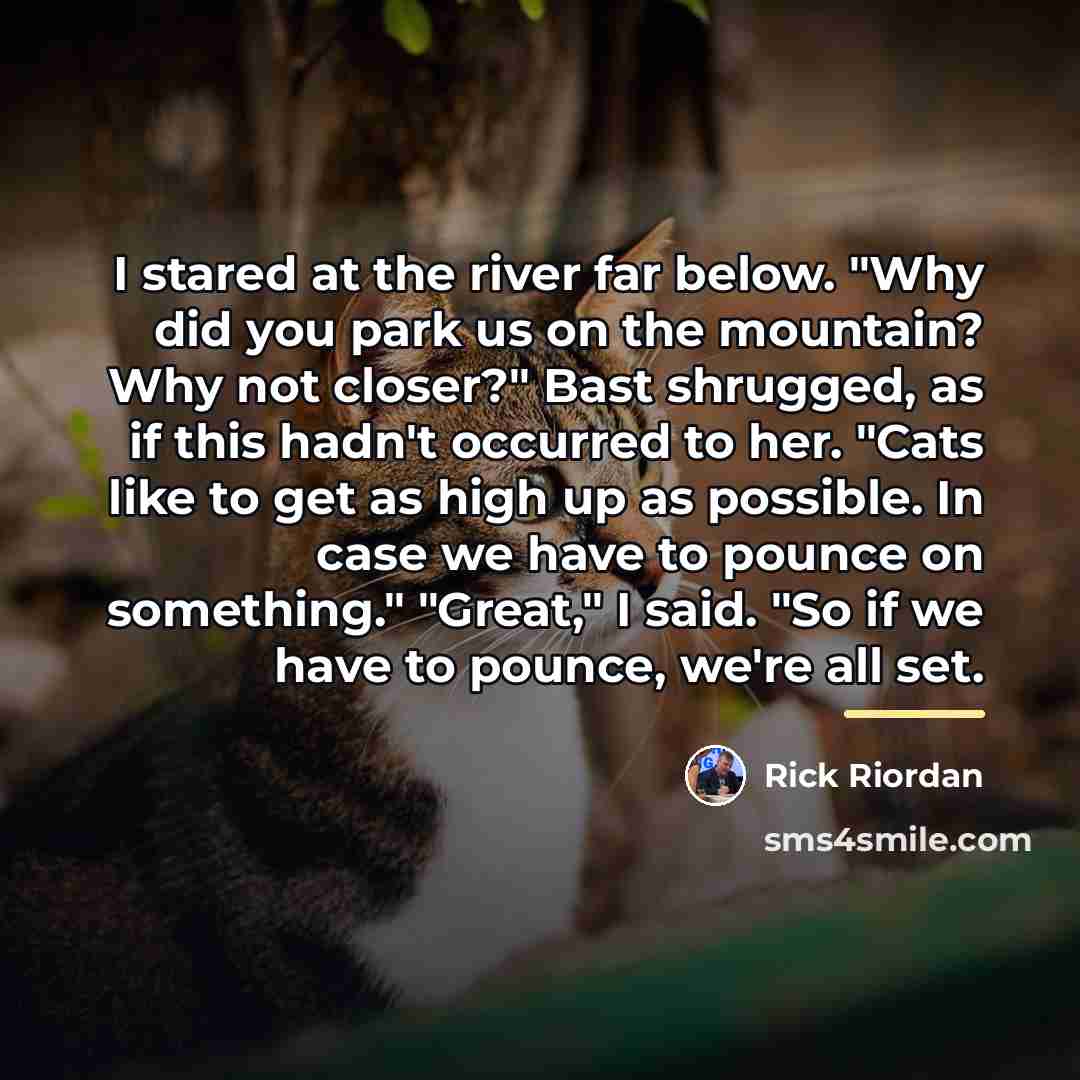 “I stared at the river far below. "Why did you…” quote by Rick Riordan