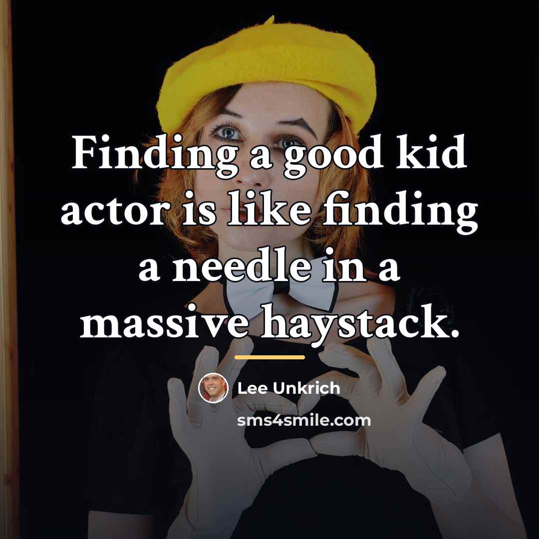 “Finding a good kid actor is like finding a needle…” quote by Lee Unkrich