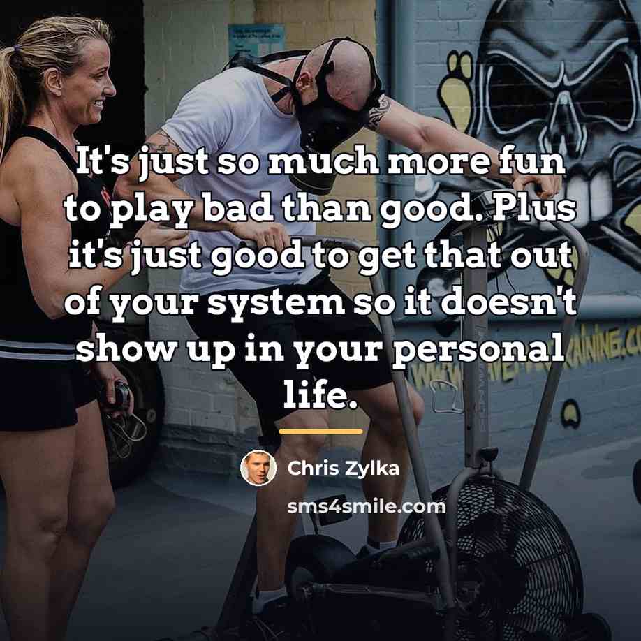 “It's just so much more fun to play bad than…” quote by Chris Zylka