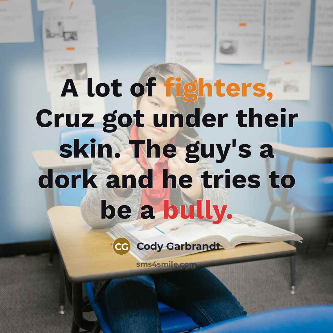 “A lot of fighters, Cruz got under their skin. The…” quote by Cody Garbrandt