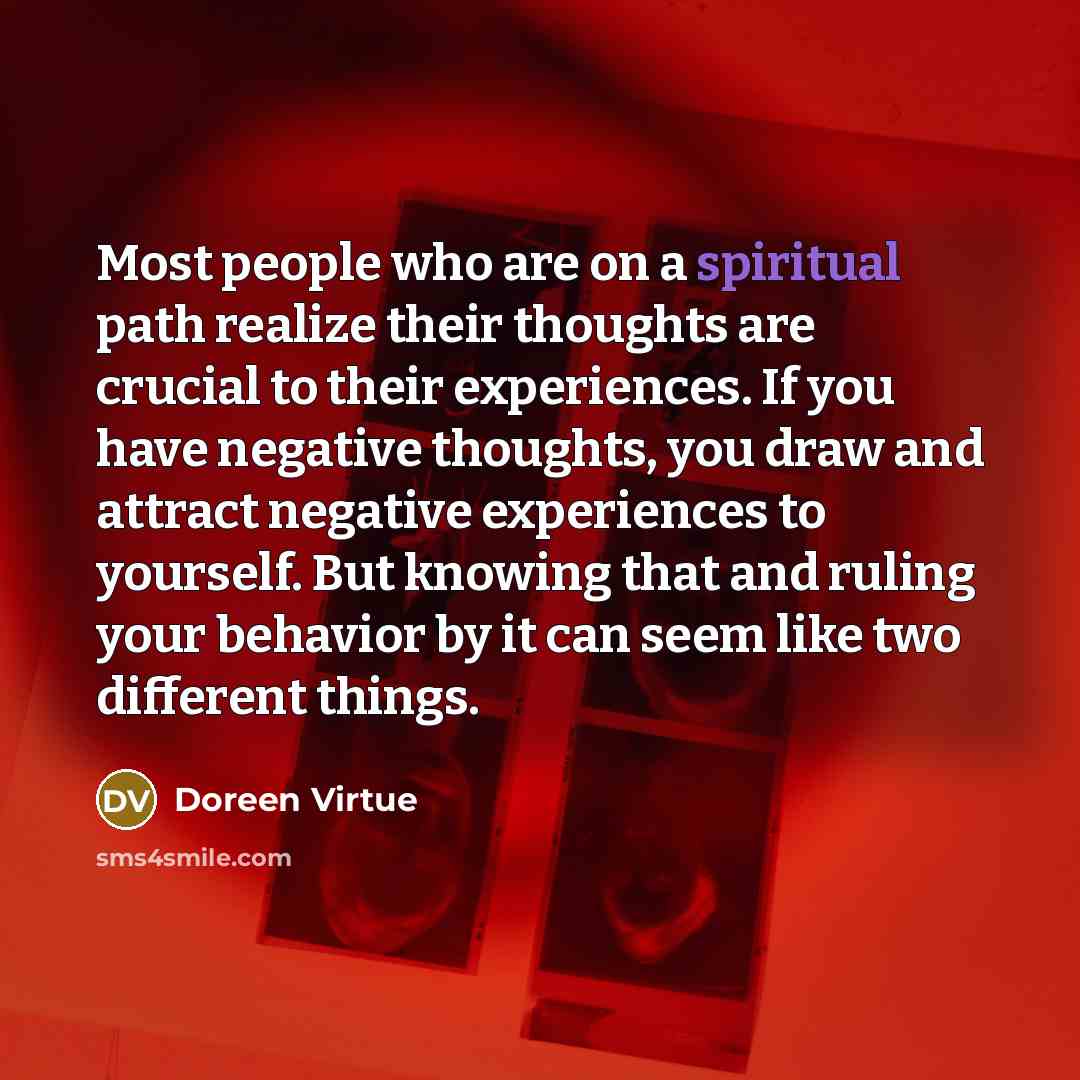 “Most people who are on a spiritual path realize their…” quote by Doreen Virtue