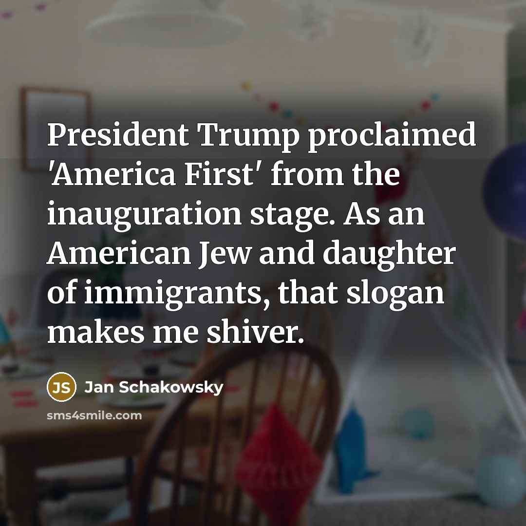 “President Trump proclaimed 'America First' from the inauguration stage. As…” quote by Jan Schakowsky