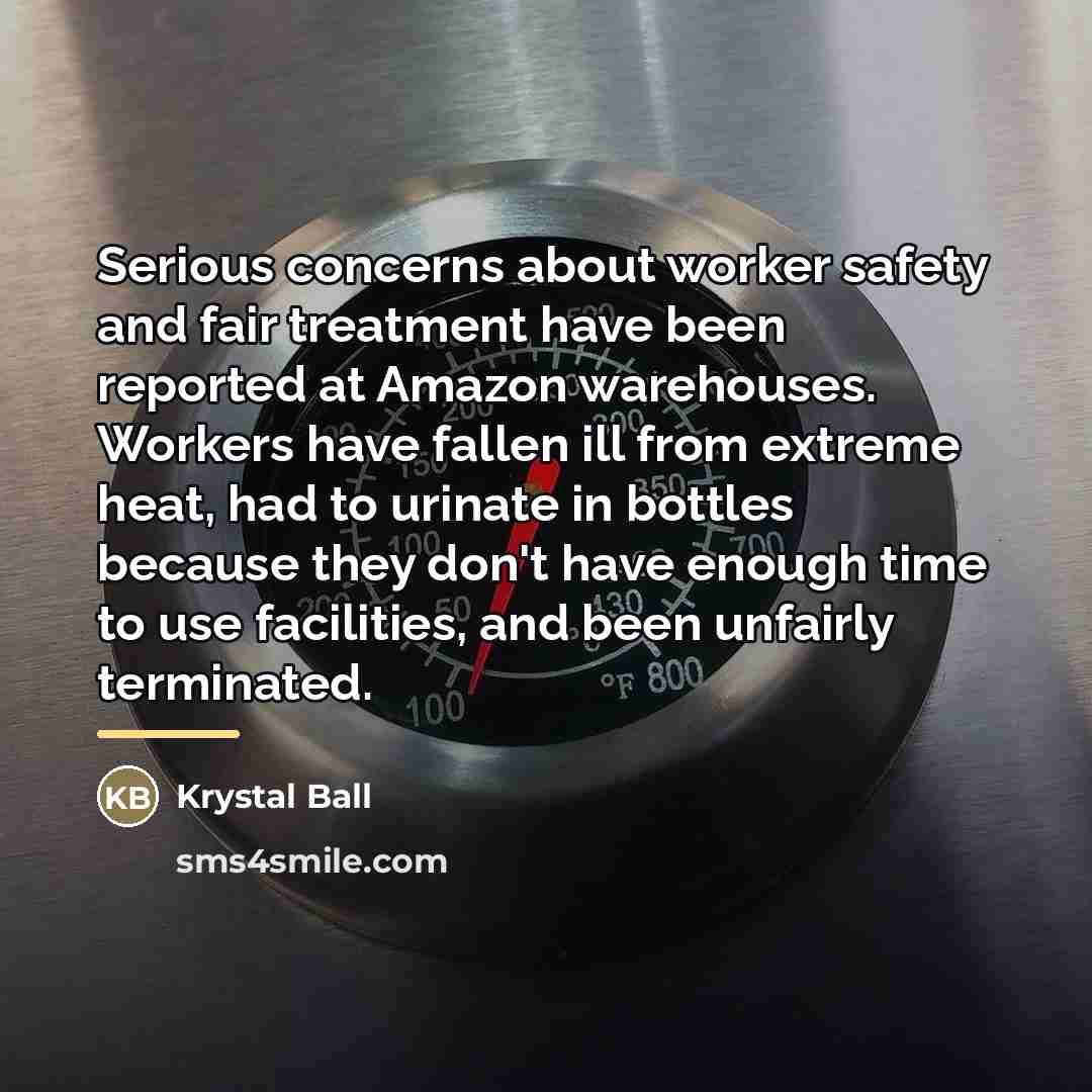 “Serious concerns about worker safety and fair treatment have been…” quote by Krystal Ball