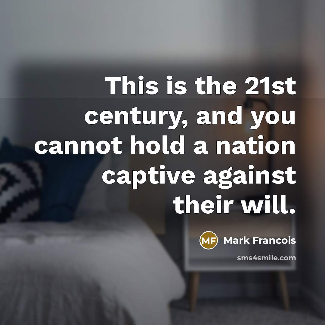 “This is the 21st century, and you cannot hold a…” quote by Mark Francois