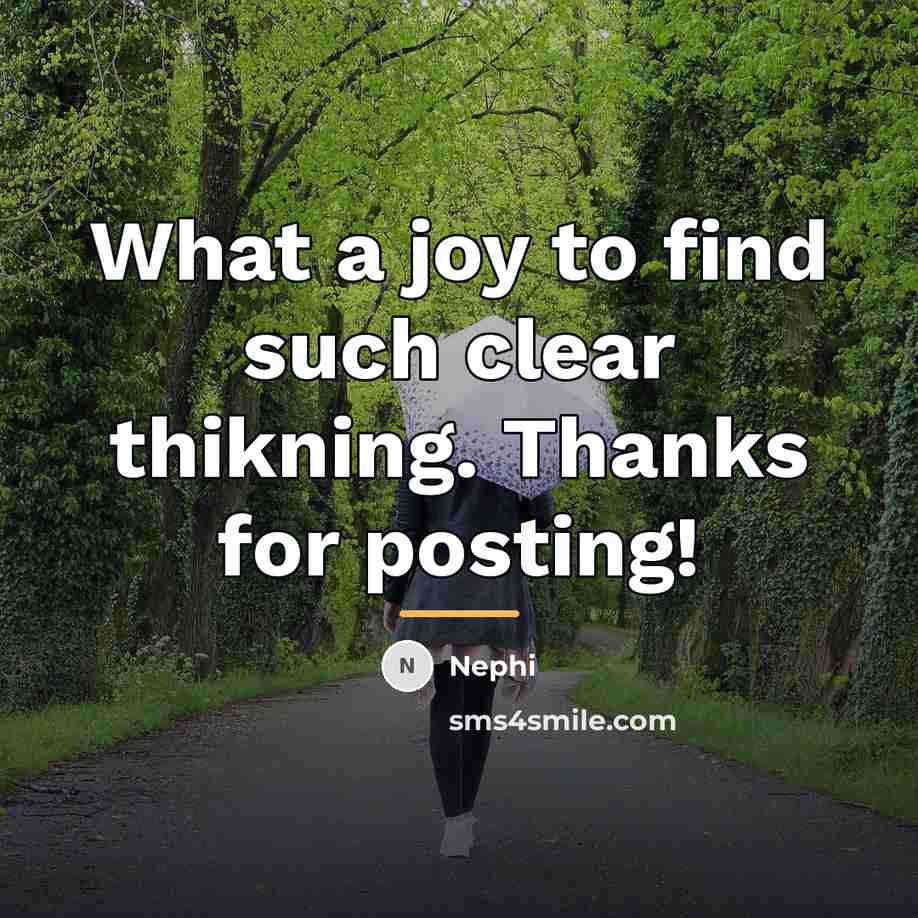 “What a joy to find such clear thikning. Thanks for…” quote by Nephi