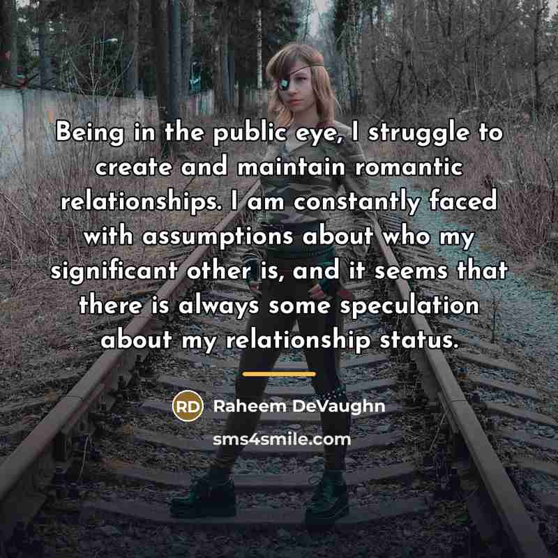 “Being in the public eye, I struggle to create and…” quote by Raheem DeVaughn