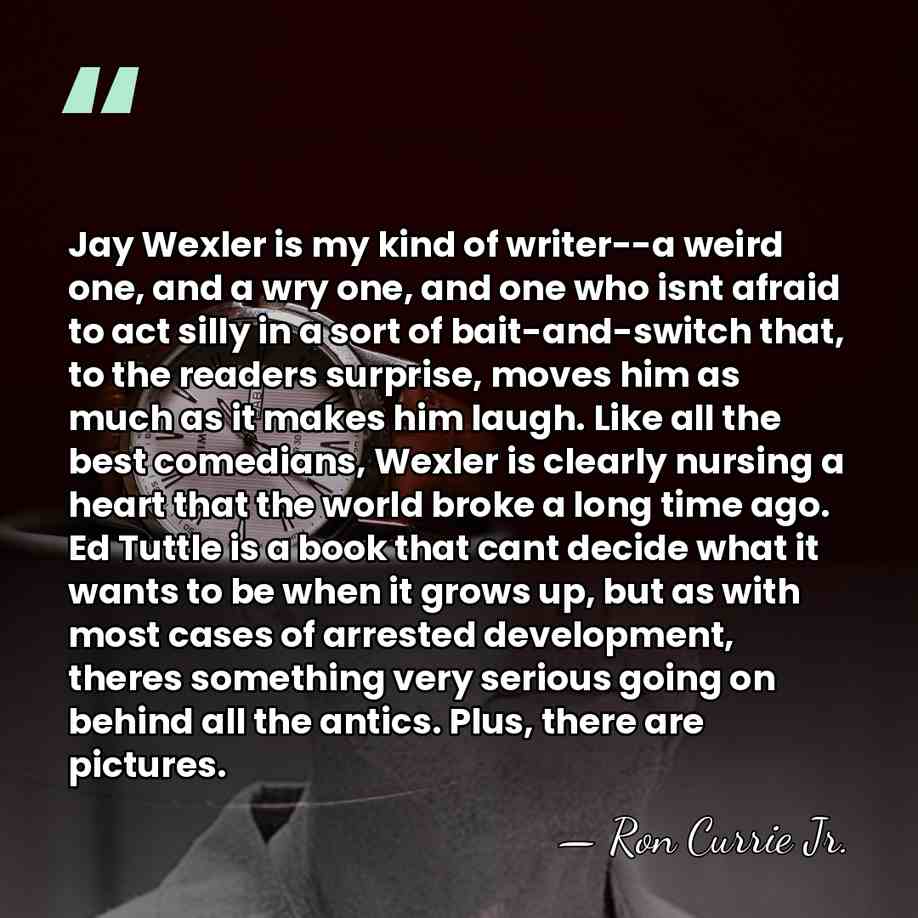Jay Wexler is my kind of writer--a weird one, and a wry&hellip; - Ron Currie Jr.