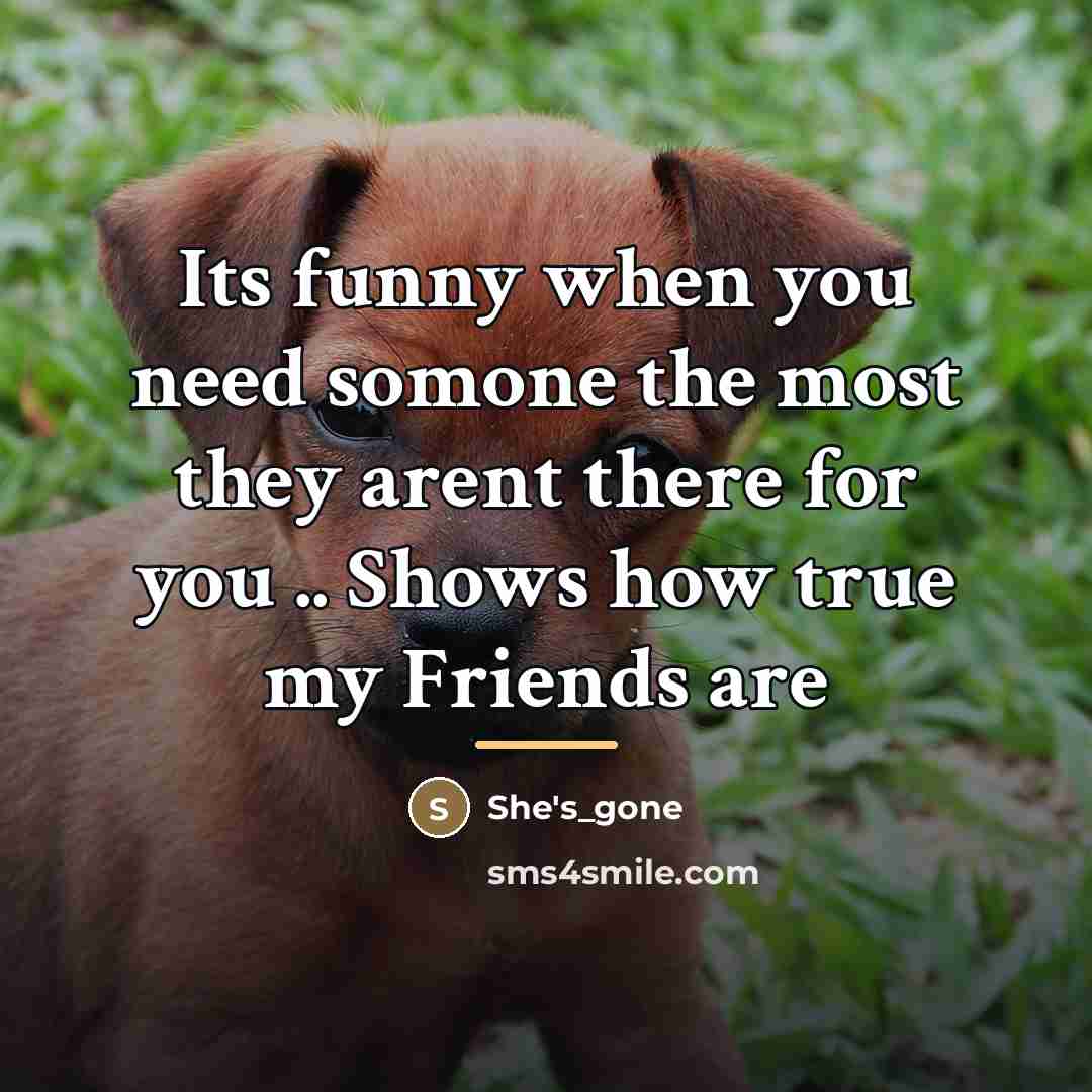 “Its funny when you need somone the most they arent…” quote by She's_gone