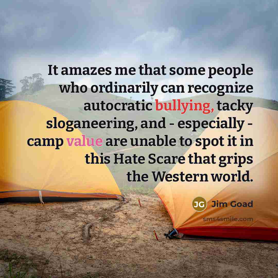 “It amazes me that some people who ordinarily can recognize…” quote by Jim Goad