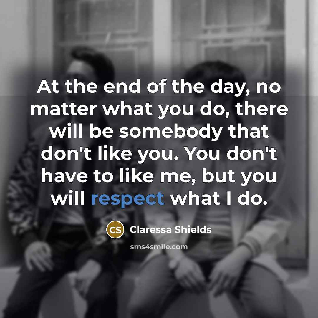 “At the end of the day, no matter what you…” quote by Claressa Shields