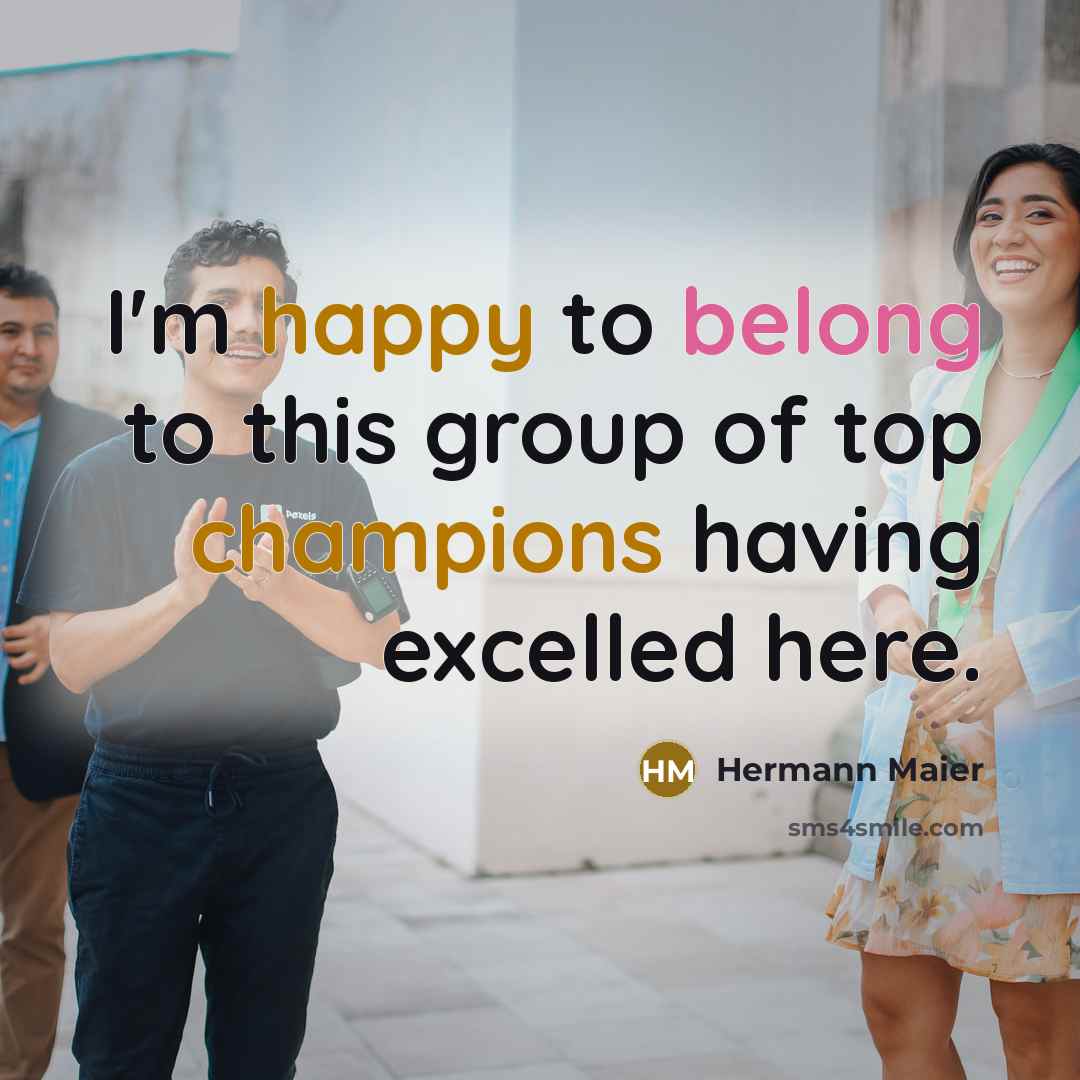 “I'm happy to belong to this group of top champions…” quote by Hermann Maier