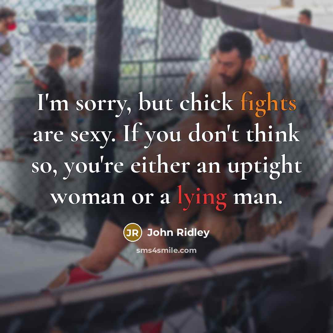 “I'm sorry, but chick fights are sexy. If you don't…” quote by John Ridley