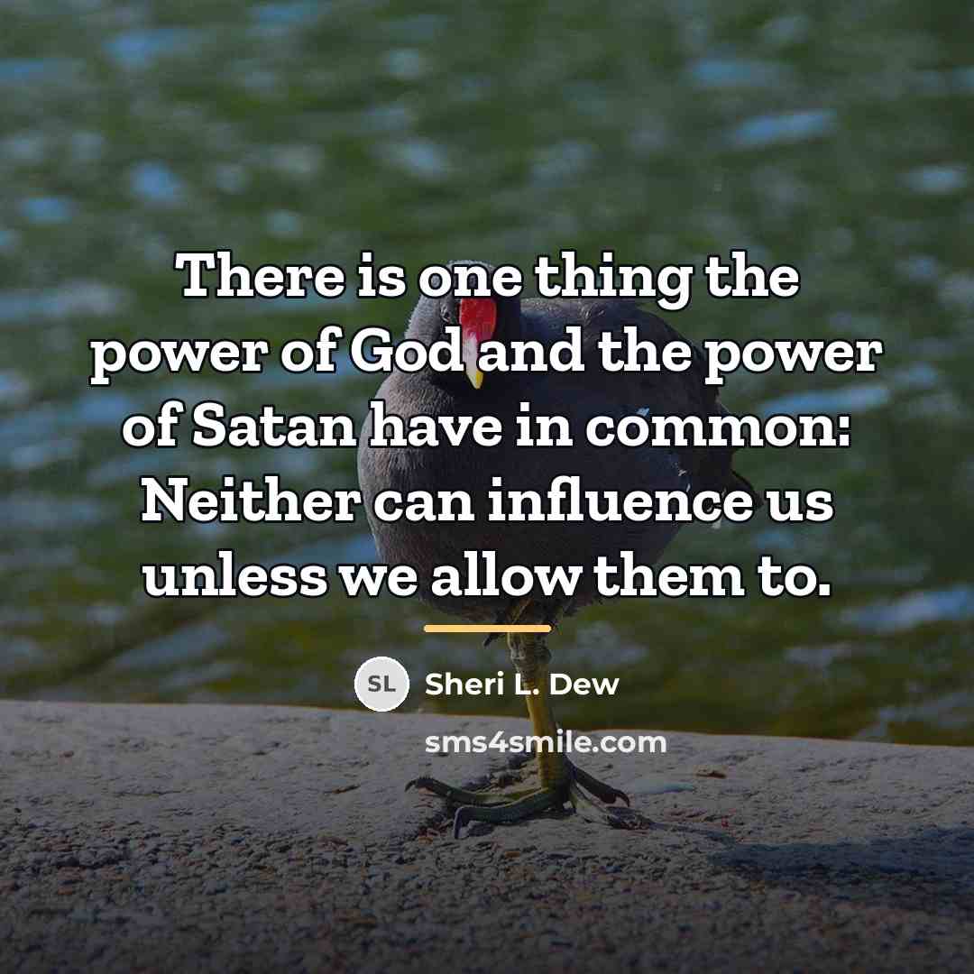 “There is one thing the power of God and the…” quote by Sheri L. Dew