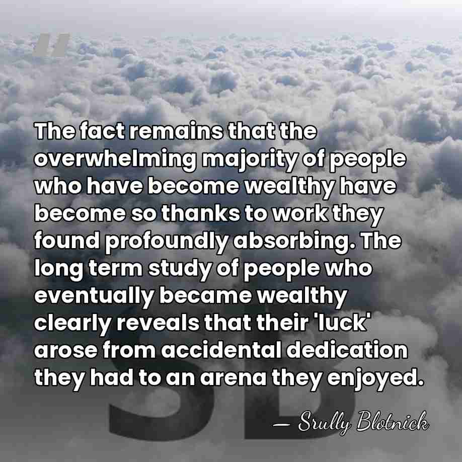 The fact remains that the overwhelming majority of people who have become&hellip; - Srully Blotnick