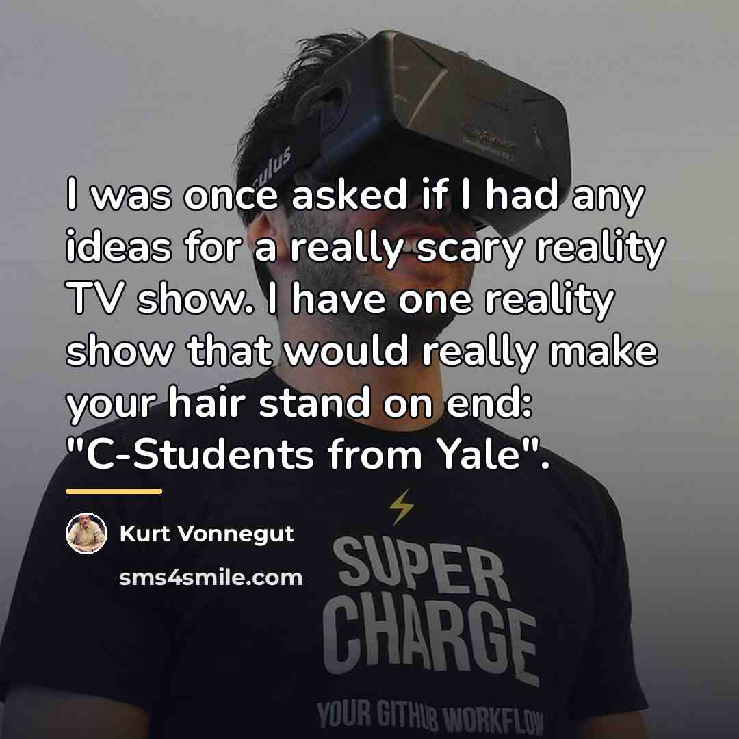 “I was once asked if I had any ideas for…” quote by Kurt Vonnegut