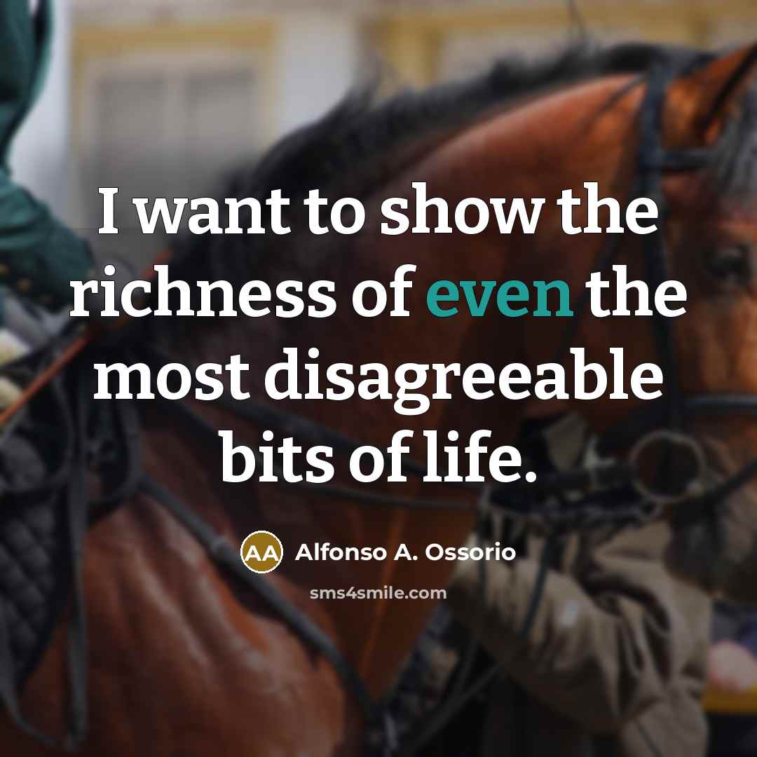 “I want to show the richness of even the most…” quote by Alfonso A. Ossorio
