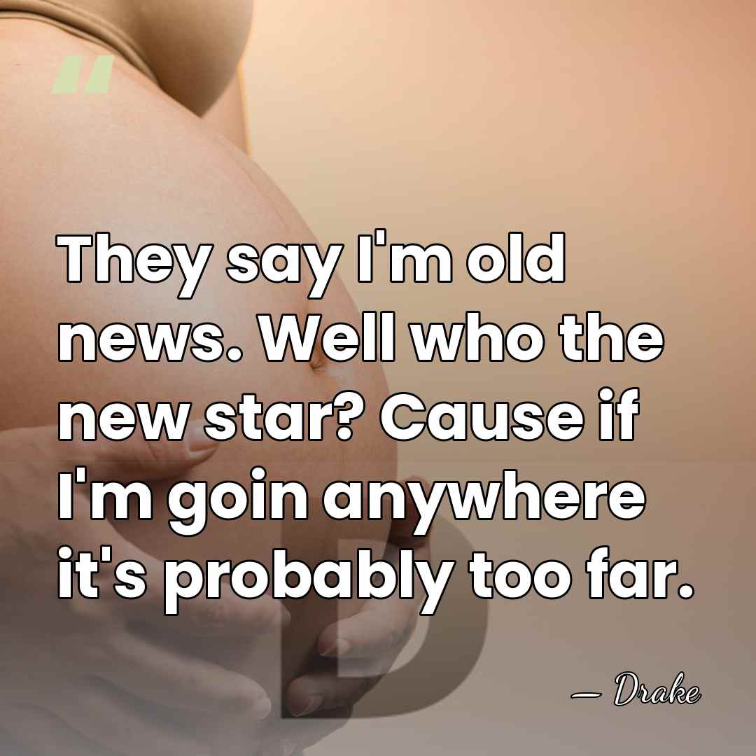 They say I'm old news. Well who the new star? Cause if&hellip; - Drake