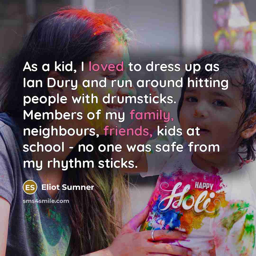 “As a kid, I loved to dress up as Ian…” quote by Eliot Sumner
